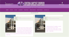 Desktop Screenshot of centralbaptistchurchcs.org